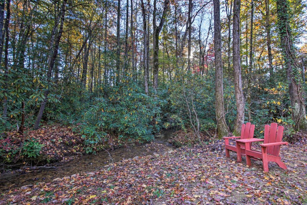 5-Acre North Georgia Mountain Retreat With Creek! Villa Sautee Nacoochee Exterior photo